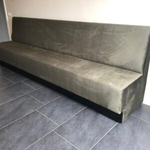 Eetkamerwandbank recht - velours